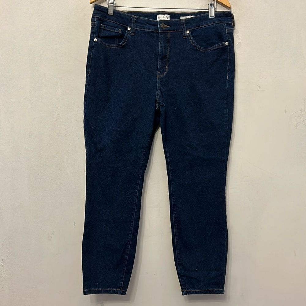 Wonderly mid rise skinny denim jeans Size 16 EUC